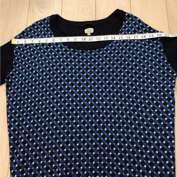 Aritzia Wilfred Silk and Cashmere Check Sweater in Blue Size XS - Picture 2 of 11